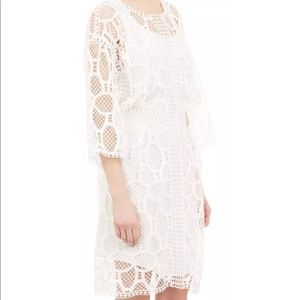 Chloe Tennis Lace Dress with Slip
